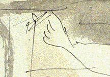 Hands in the 1934 Drawing